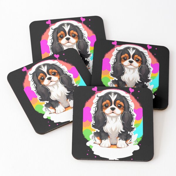 Item preview, Fluffy Cuddle Buddy - Cavalier King Charles Spaniel Dog designed and sold by Mechanical-Artt.