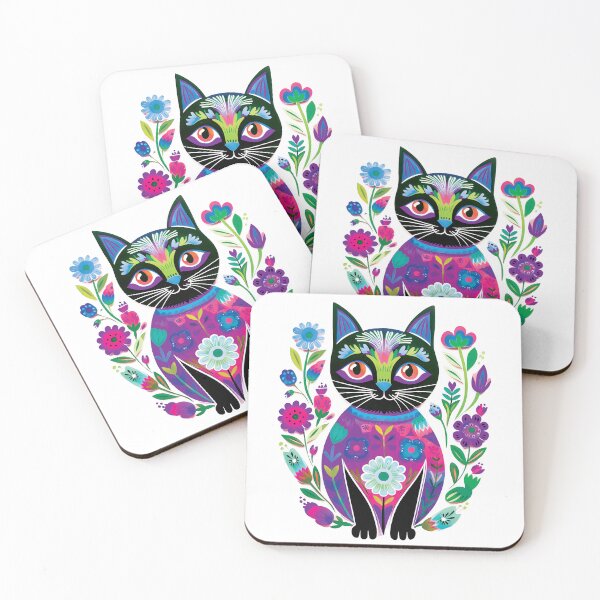 Item preview, Whimsical Cat #6 designed and sold by Cindy Sowers.