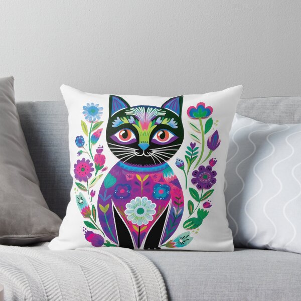 Item preview, Whimsical Cat #6 designed and sold by Cindy Sowers.