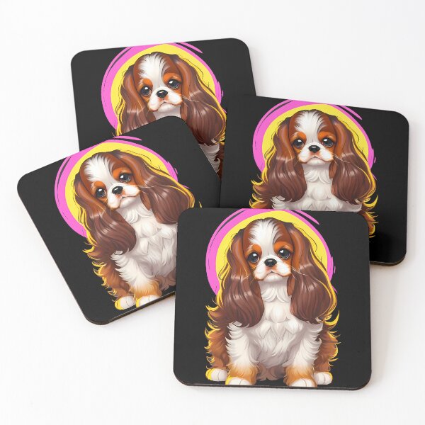 Item preview, Happy-Go-Lucky - Cavalier King Charles Spaniel Dog designed and sold by Mechanical-Artt.