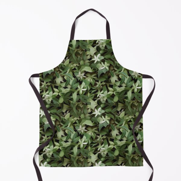 Item preview, Nature Inspired Camo Scoutcore Pattern Leaves and Green Flowers designed and sold by heringa.