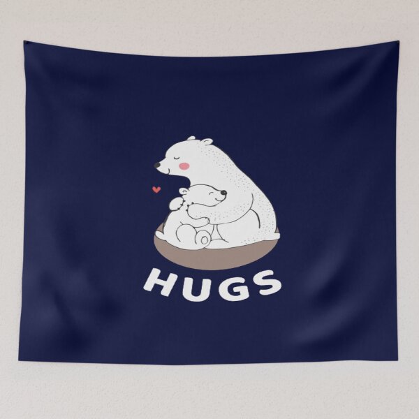 Item preview, Cute Polar Bear Hugs designed and sold by surprise-to-me.