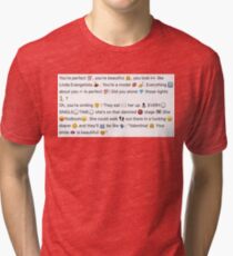 Camiseta de tejido mixto Aja - Linda Evangelista