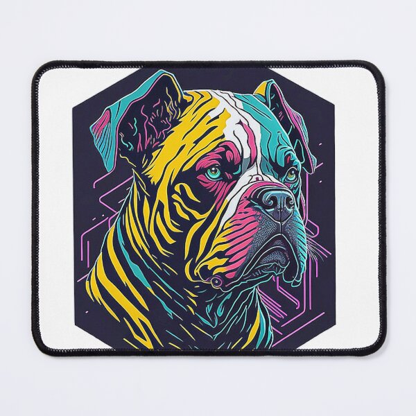 Item preview, Cyberpunk bulldog designed and sold by Minpadesign.