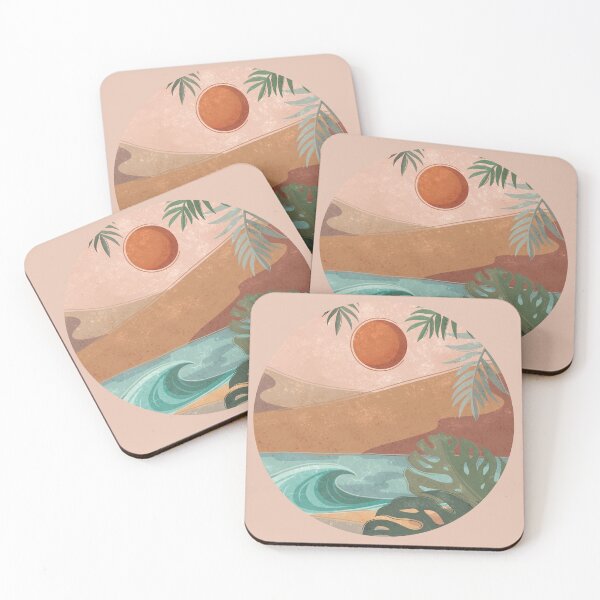 Item preview, Tropical Landscape | Boho Decor | Beach Waves designed and sold by Karli Mogen.