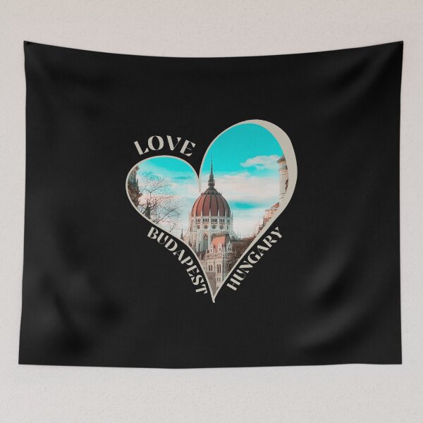 Item preview, Love BUDAPEST HUNGARY designed and sold by Miki  Design.