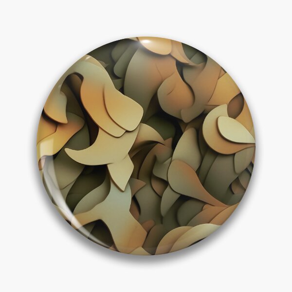 Artikelvorschau, Harmonische Farbtöne – Curvilinear Camo – Yellow und Orange Delight entworfen und verkauft von heringa.