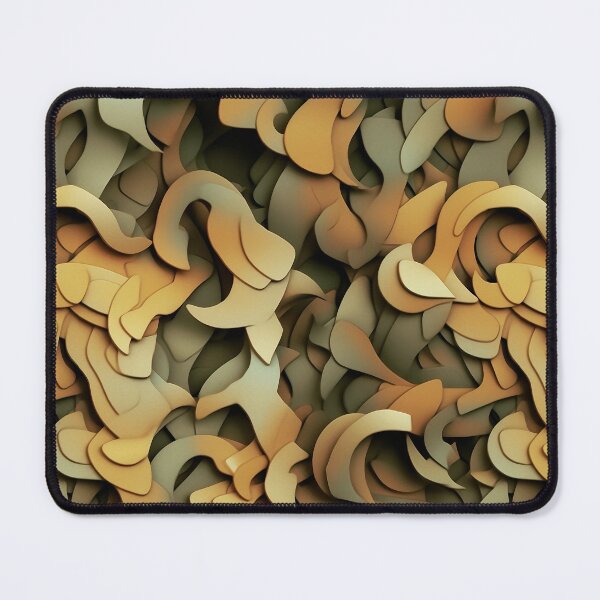 Item preview, Harmonic Hues - Curvilinear Camo - Yellow and Orange Delight designed and sold by heringa.