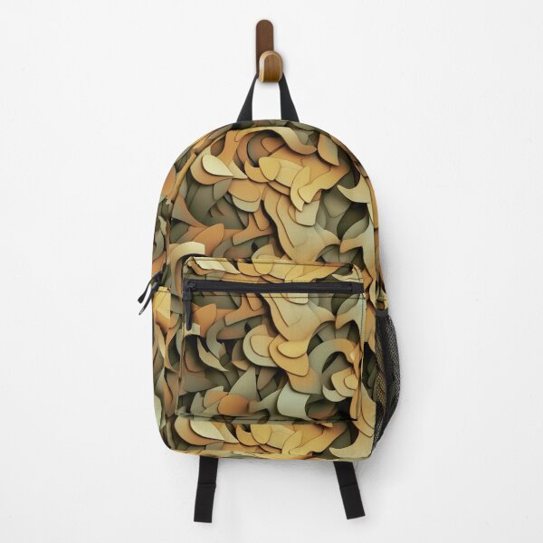 Item preview, Harmonic Hues - Curvilinear Camo - Yellow and Orange Delight designed and sold by heringa.