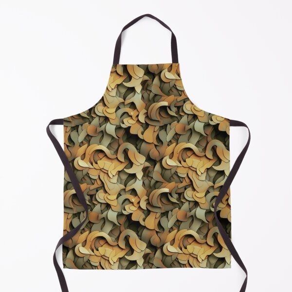 Item preview, Harmonic Hues - Curvilinear Camo - Yellow and Orange Delight designed and sold by heringa.