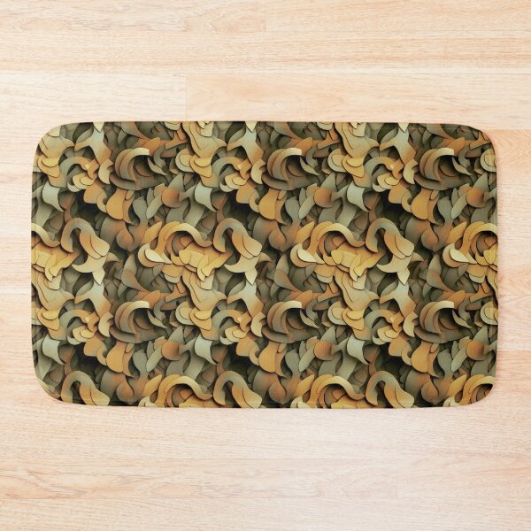 Item preview, Harmonic Hues - Curvilinear Camo - Yellow and Orange Delight designed and sold by heringa.