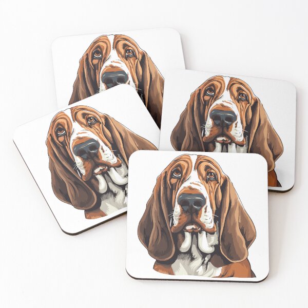 Item preview, Quirky Charm: Basset Hound Caricature designed and sold by calharborne.