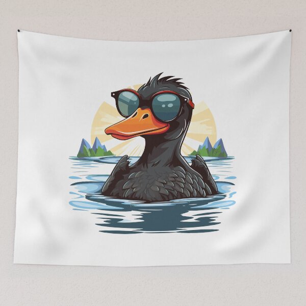Item preview, Quack in Black designed and sold by Crazy-Squirrel1.