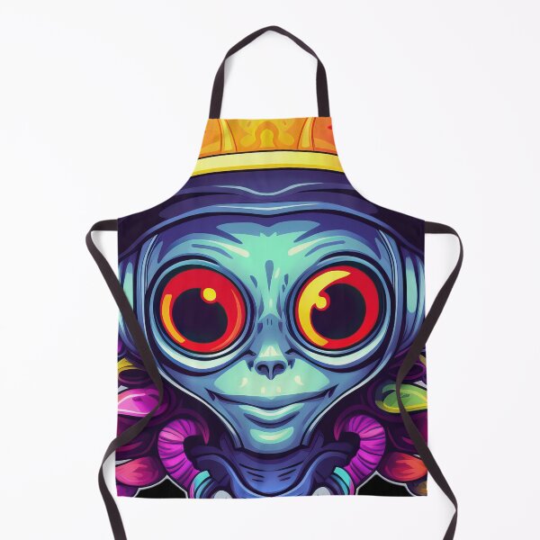 Item preview, Weirdo Alien With Colorful Beanie Hat designed and sold by SubtleSplit.