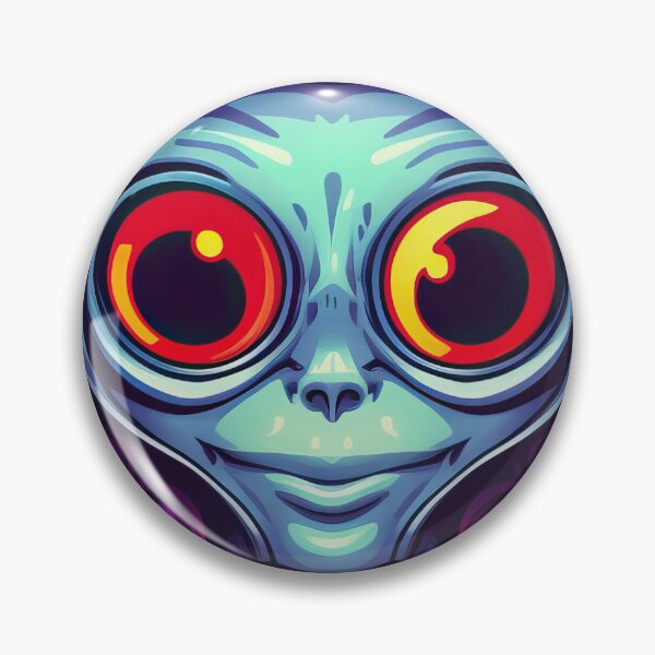 Item preview, Weirdo Alien With Colorful Beanie Hat designed and sold by SubtleSplit.