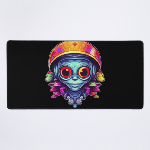 Item preview, Weirdo Alien With Colorful Beanie Hat designed and sold by SubtleSplit.