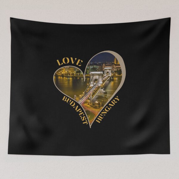 Item preview, Love BUDAPEST HUNGARY designed and sold by Miki  Design.