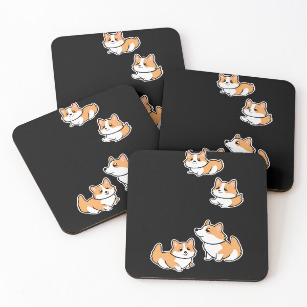 Item preview, Cute and Happy Kawaii Corgi Dog designed and sold by Mechanical-Artt.