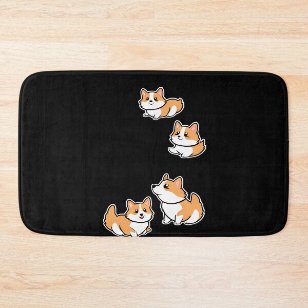 Item preview, Cute and Happy Kawaii Corgi Dog designed and sold by Mechanical-Artt.