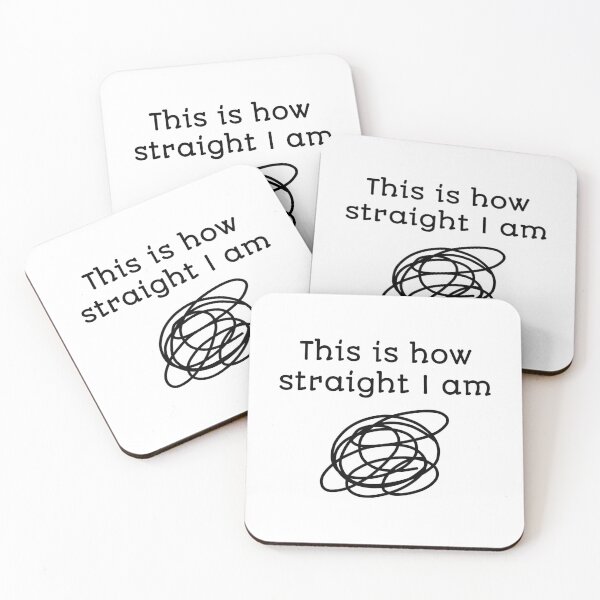 Item preview, How Straight I Am designed and sold by MyGayHeart.