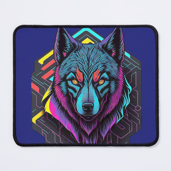 Item preview, Futuristic German Shepherd: cyberpunk portrait designed and sold by Minpadesign.