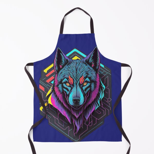 Item preview, Futuristic German Shepherd: cyberpunk portrait designed and sold by Minpadesign.