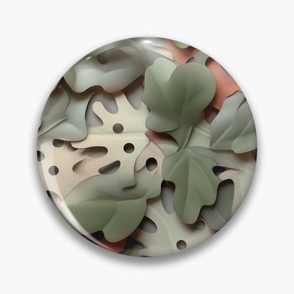 Item preview, Enigmatic Foliage - Layered Compositions in 3D Leaf Camo Pattern designed and sold by heringa.