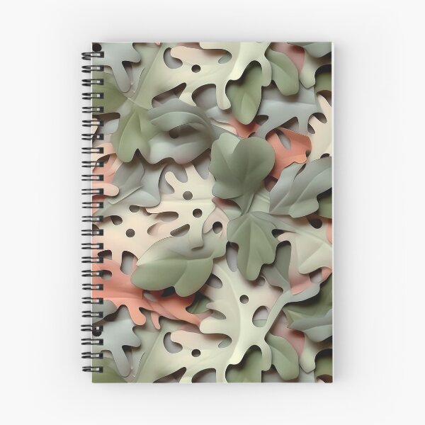 Item preview, Enigmatic Foliage - Layered Compositions in 3D Leaf Camo Pattern designed and sold by heringa.