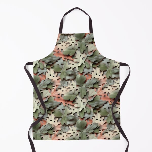 Item preview, Enigmatic Foliage - Layered Compositions in 3D Leaf Camo Pattern designed and sold by heringa.