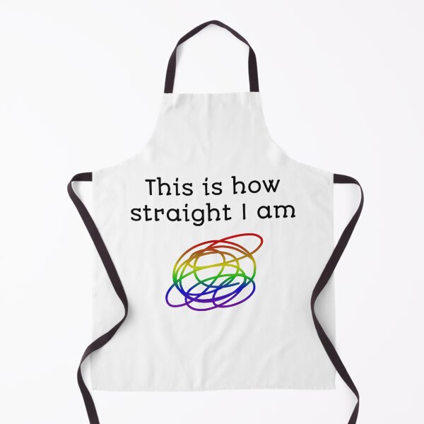 Item preview, How Straight I Am Rainbow designed and sold by MyGayHeart.