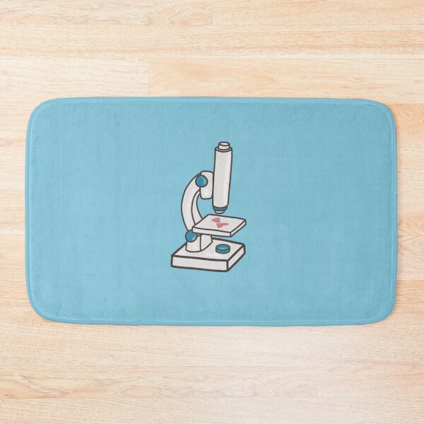 Item preview, Cute Microscope Science Illustration with Hearts designed and sold by TheEclecticKat.