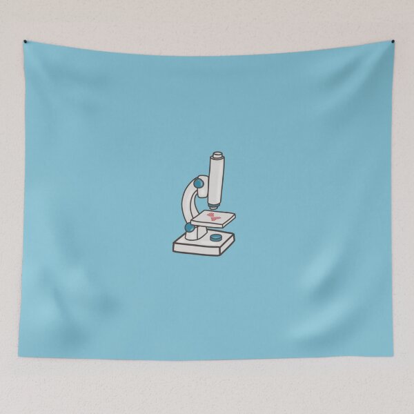 Item preview, Cute Microscope Science Illustration with Hearts designed and sold by TheEclecticKat.