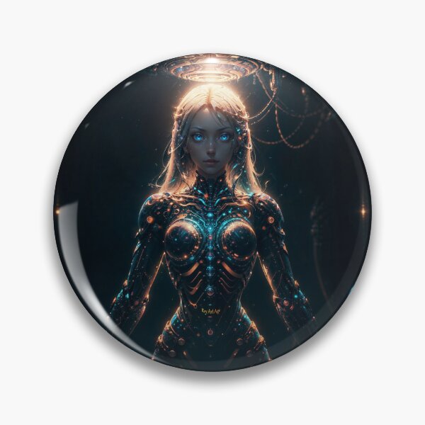 Item preview, futuristic android designed and sold by ReyArtAge.