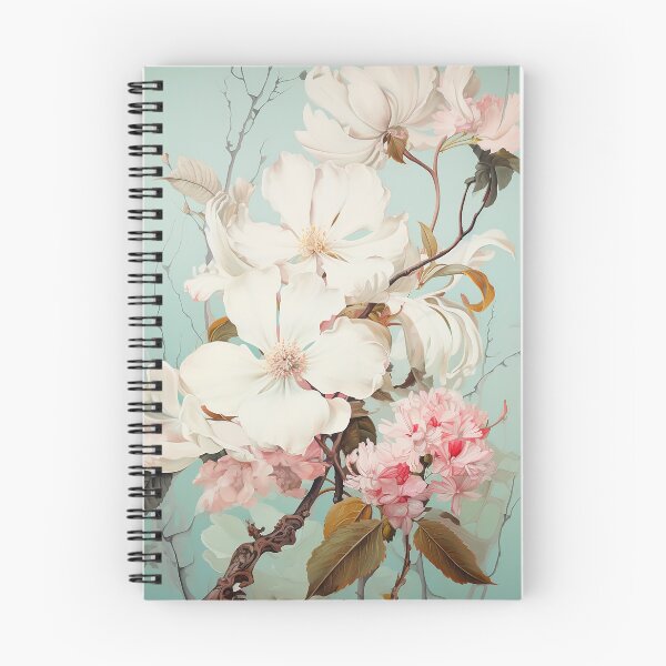 Item preview, Cream Magnolia Flowers on aqua teal background designed and sold by Ilze Lucero.