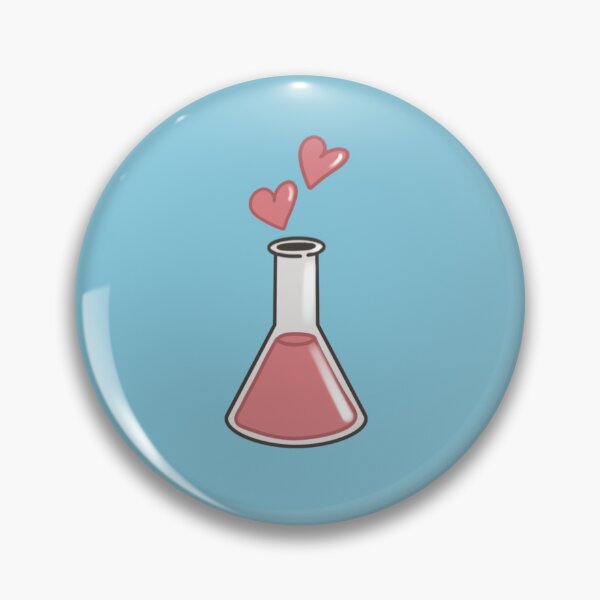 Item preview, Cute Beaker Science Illustration with Hearts designed and sold by TheEclecticKat.