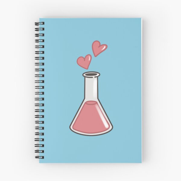 Item preview, Cute Beaker Science Illustration with Hearts designed and sold by TheEclecticKat.
