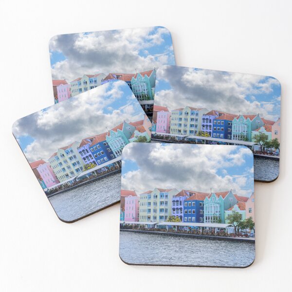 Item preview, Colorful Punda District of Willemstad Curacao designed and sold by Debra Martz.