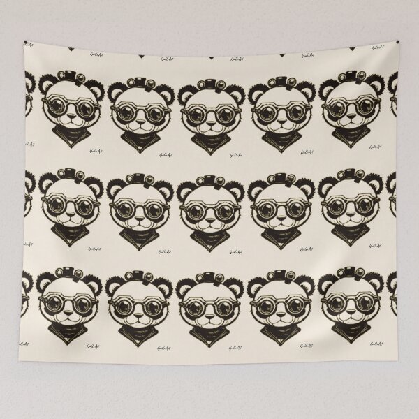 Item preview, PANDA ART WHITE designed and sold by GuilleArt.