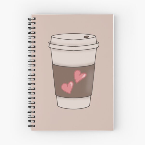 Item preview, Cute Coffee Cup Illustration with Hearts designed and sold by TheEclecticKat.