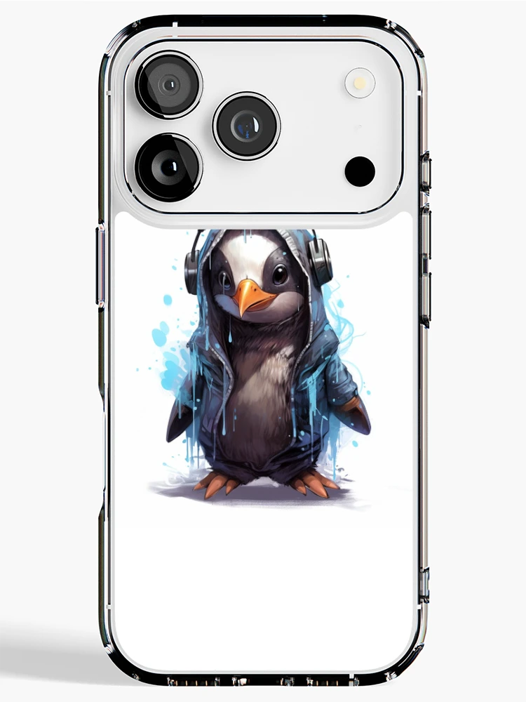 Thumbnail 1 of 5, iPhone Case, Penguin Linux AI designed and sold by linuxtech.