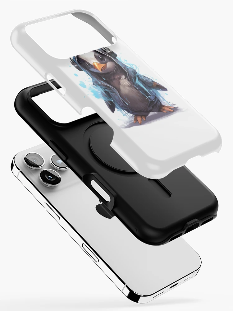 Thumbnail 2 of 4, iPhone Case, Penguin Linux AI designed and sold by linuxtech.