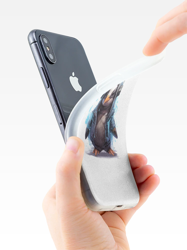 Thumbnail 4 of 5, iPhone Case, Penguin Linux AI designed and sold by linuxtech.