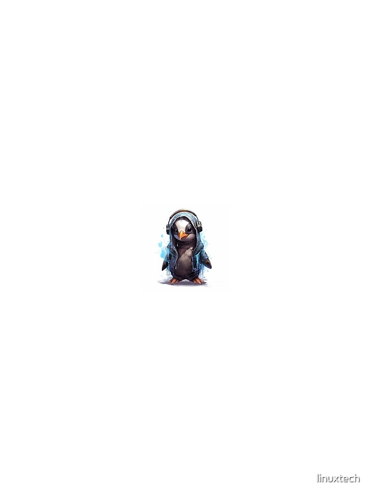Thumbnail 3 of 3, Scarf, Penguin Linux AI designed and sold by linuxtech.