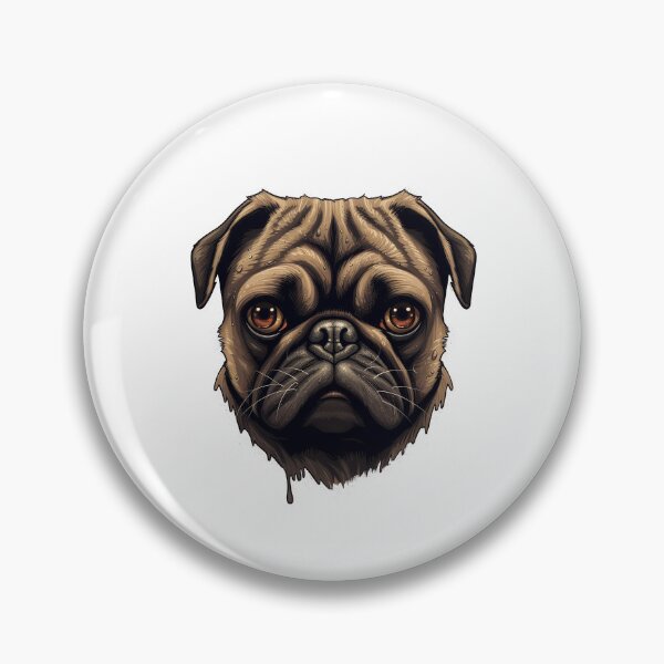 Artikelvorschau, Mopsgesicht #2 entworfen und verkauft von Dog Lover.
