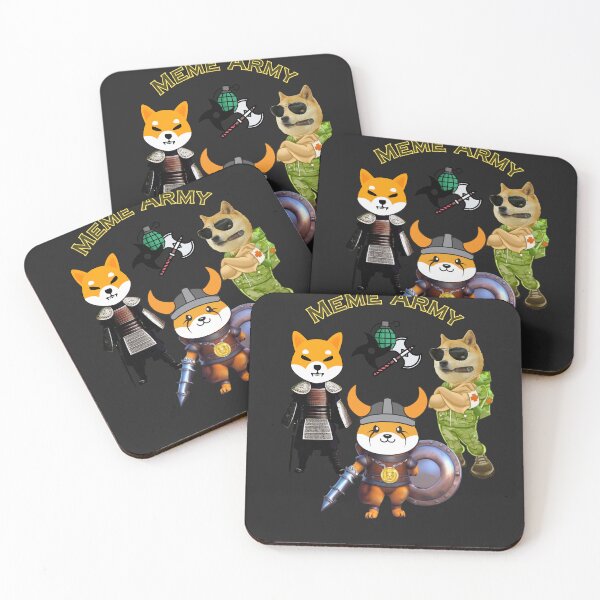 Item preview, Doge Shib Floki Meme Army designed and sold by Sammi7angel.