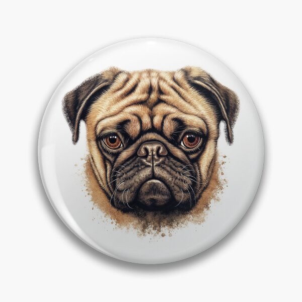 Artikelvorschau, Mopsgesicht ## entworfen und verkauft von Dog Lover.