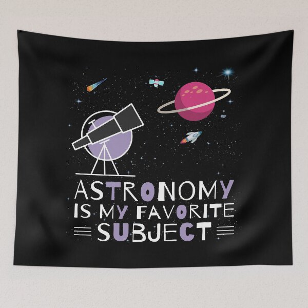 Item preview, Astronomy is my favorite subject, Space telescope designed and sold by HandicraftArt.