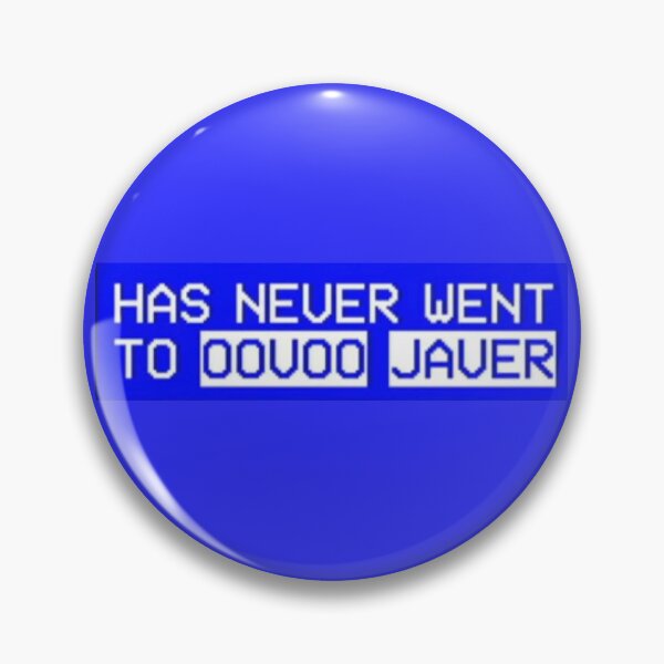 Item preview, Has Never Went To Oovoo Javer Funny Meme Decal designed and sold by MerikuroCreates.