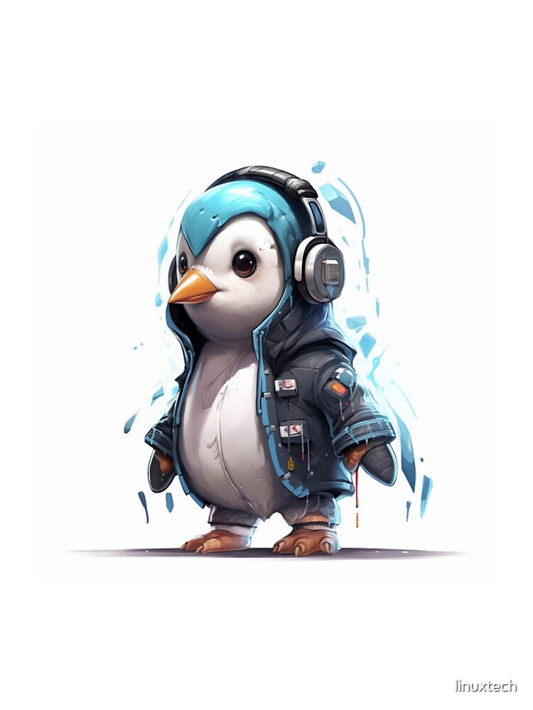 Thumbnail 5 of 5, iPhone Case, Penguin Linux AI designed and sold by linuxtech.