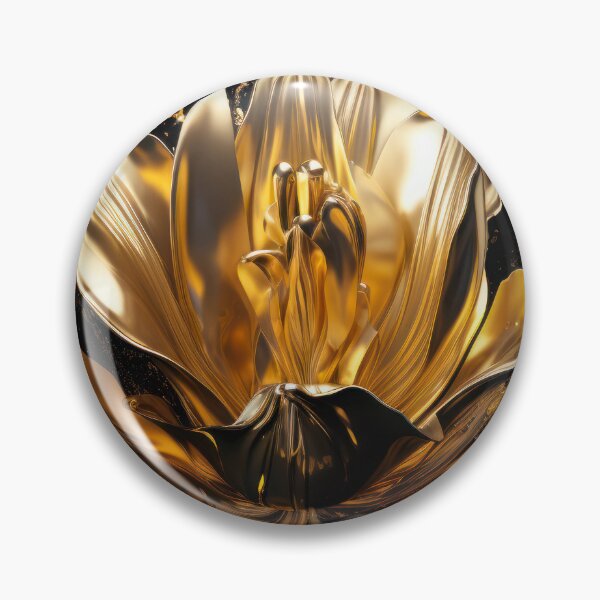 Item preview, Single Beautiful Gold Tulip on black designed and sold by MargaretWiktor.